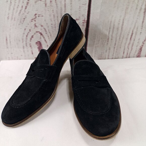 Giorgio Brutini Other - Giorgio Brutini 249371 Mens Black Suede Slip-On Dress Casual Shoes Size 10M